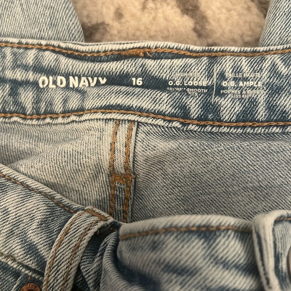 Old Navy OG Loose Jeans - Size 16 - Perfect Condition - Picture 3 of 3